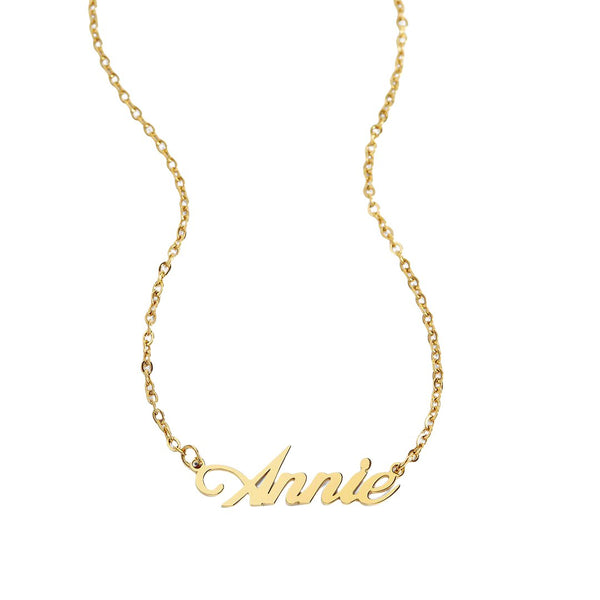 Modern Classic Name Necklace