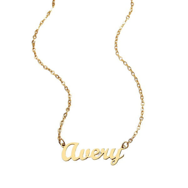 Graceful Cursive Name Necklace