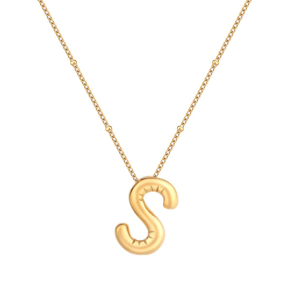 Balloon Letter Necklace