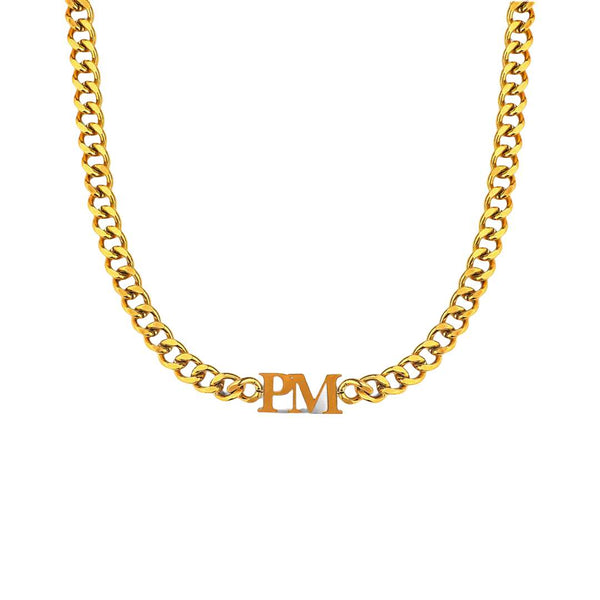 Cuban Chain Initial Choker