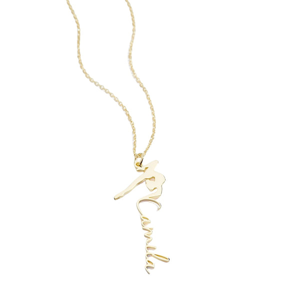 Graceful Moves Name Necklace